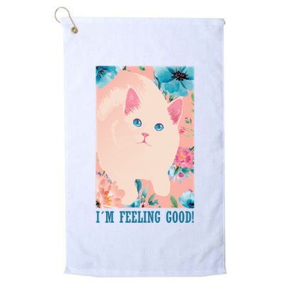 I'm Feel Good Cute Cat Golf Towel