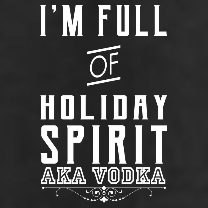 I'm Full Of Holiday Spirit AKA Vodka 7 Panel Mesh Trucker Snapback Hat