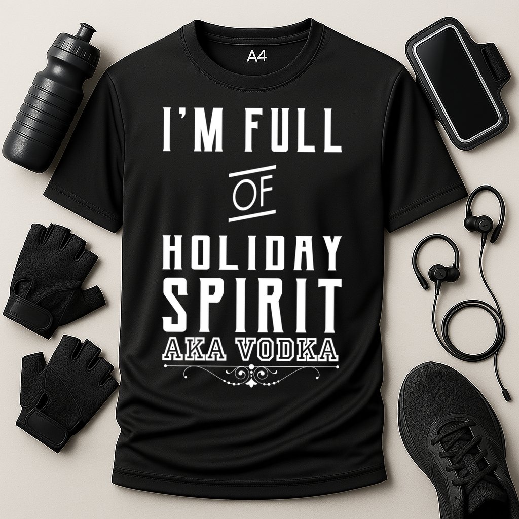 I'm Full Of Holiday Spirit AKA Vodka Cooling Performance Crew T-Shirt
