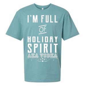 I'm Full Of Holiday Spirit AKA Vodka Sueded Cloud Jersey T-Shirt