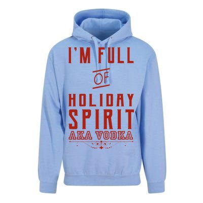 I'm Full Of Holiday Spirit AKA Vodka Unisex Surf Hoodie