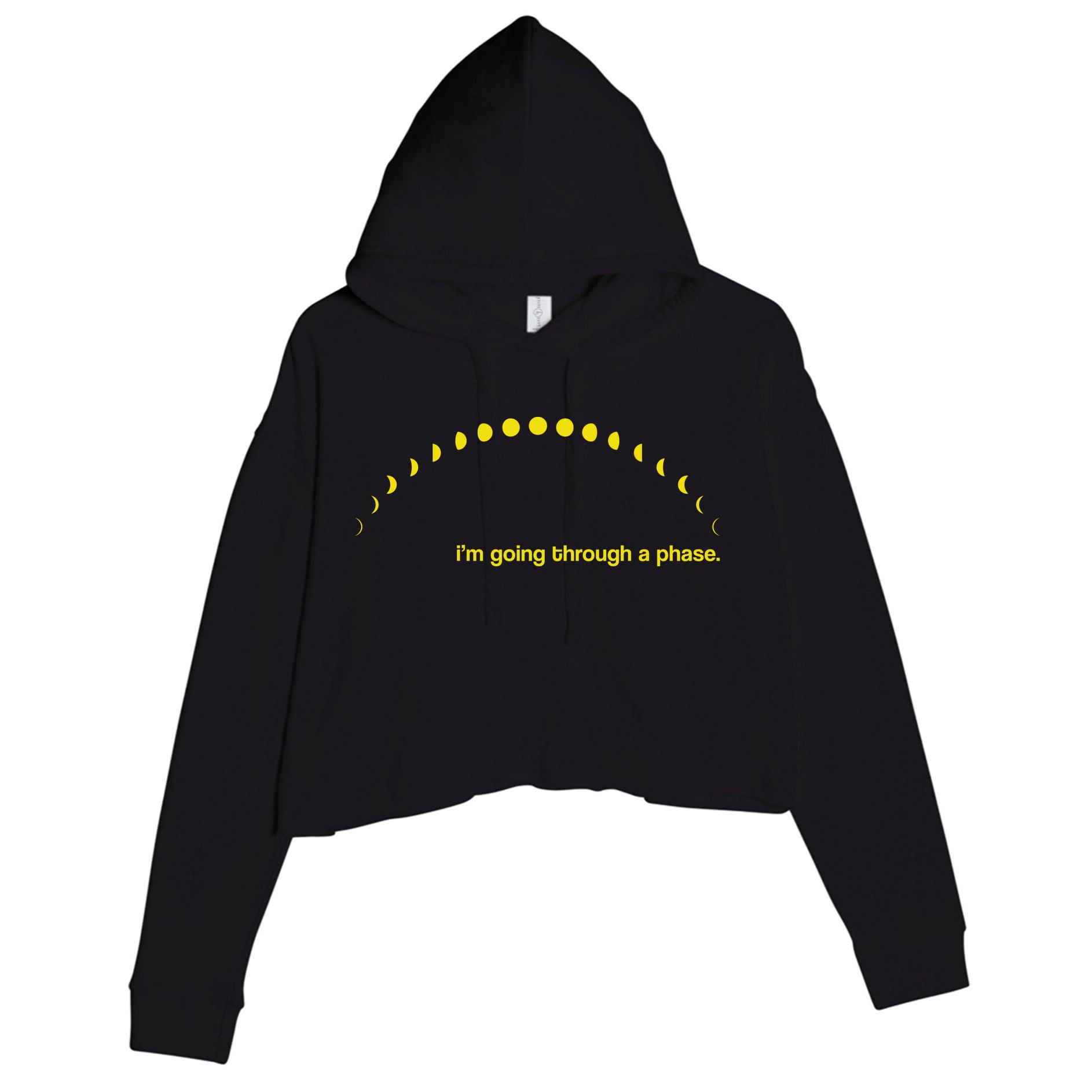 I'm Going Through A Phase Crop Fleece Hoodie
