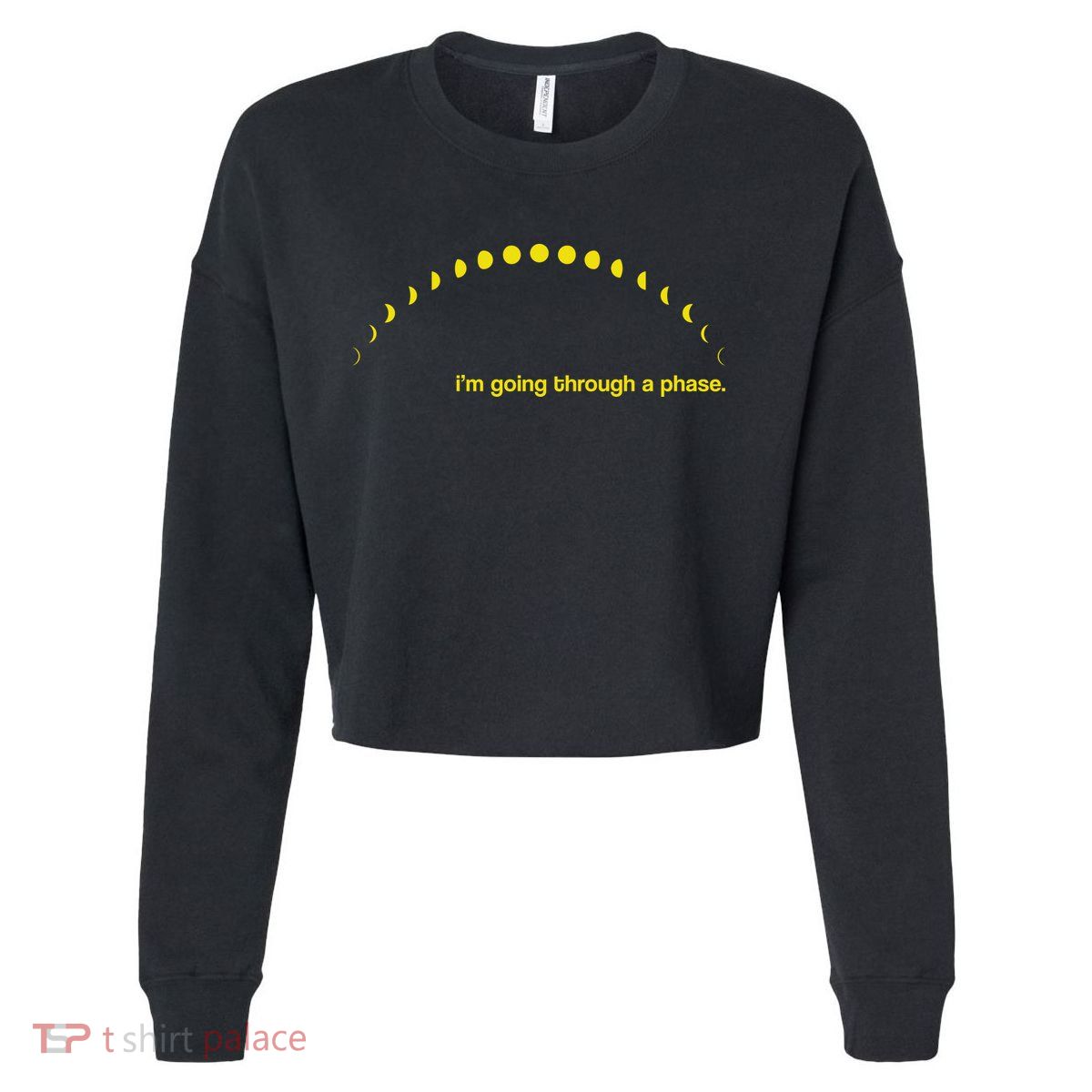 I'm Going Through A Phase Cropped Pullover Crew