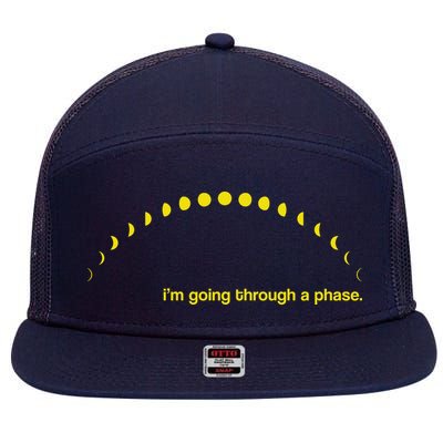 I'm Going Through A Phase 7 Panel Mesh Trucker Snapback Hat