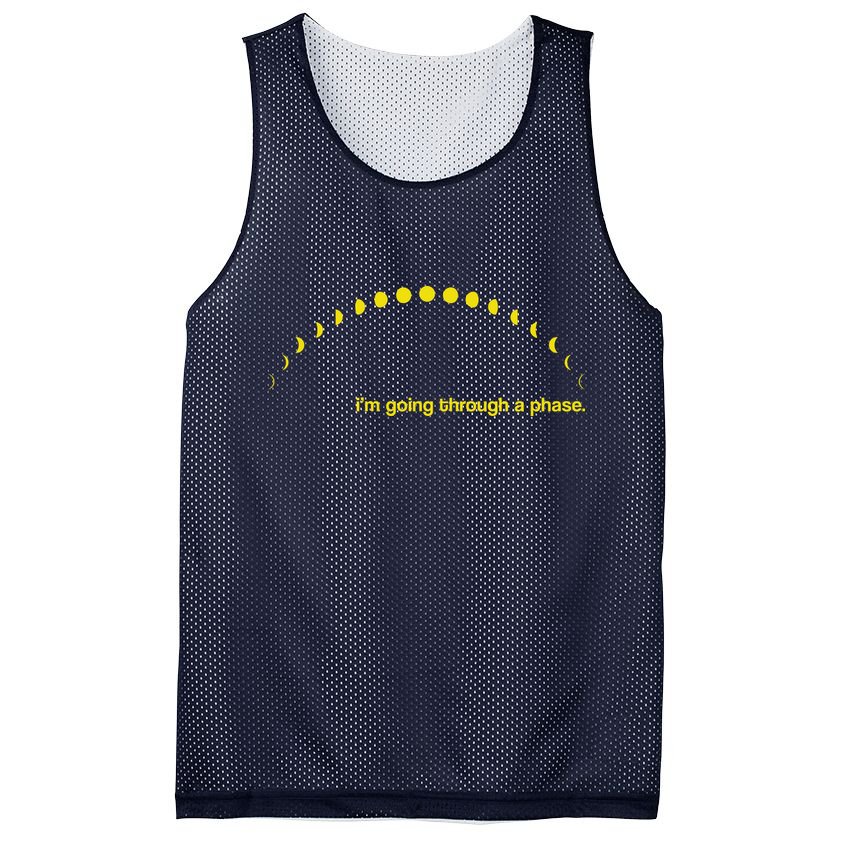I'm Going Through A Phase Mesh Reversible Basketball Jersey Tank