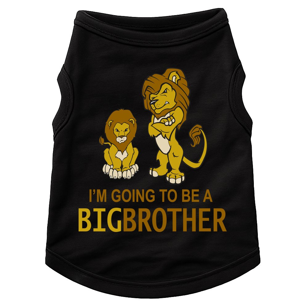 I'm Going To Be A Big Brother Doggie Tank