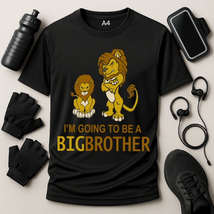 I'm Going To Be A Big Brother Cooling Performance Crew T-Shirt