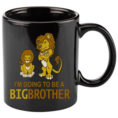 I'm Going To Be A Big Brother 11oz C Handle Ceramic Mug