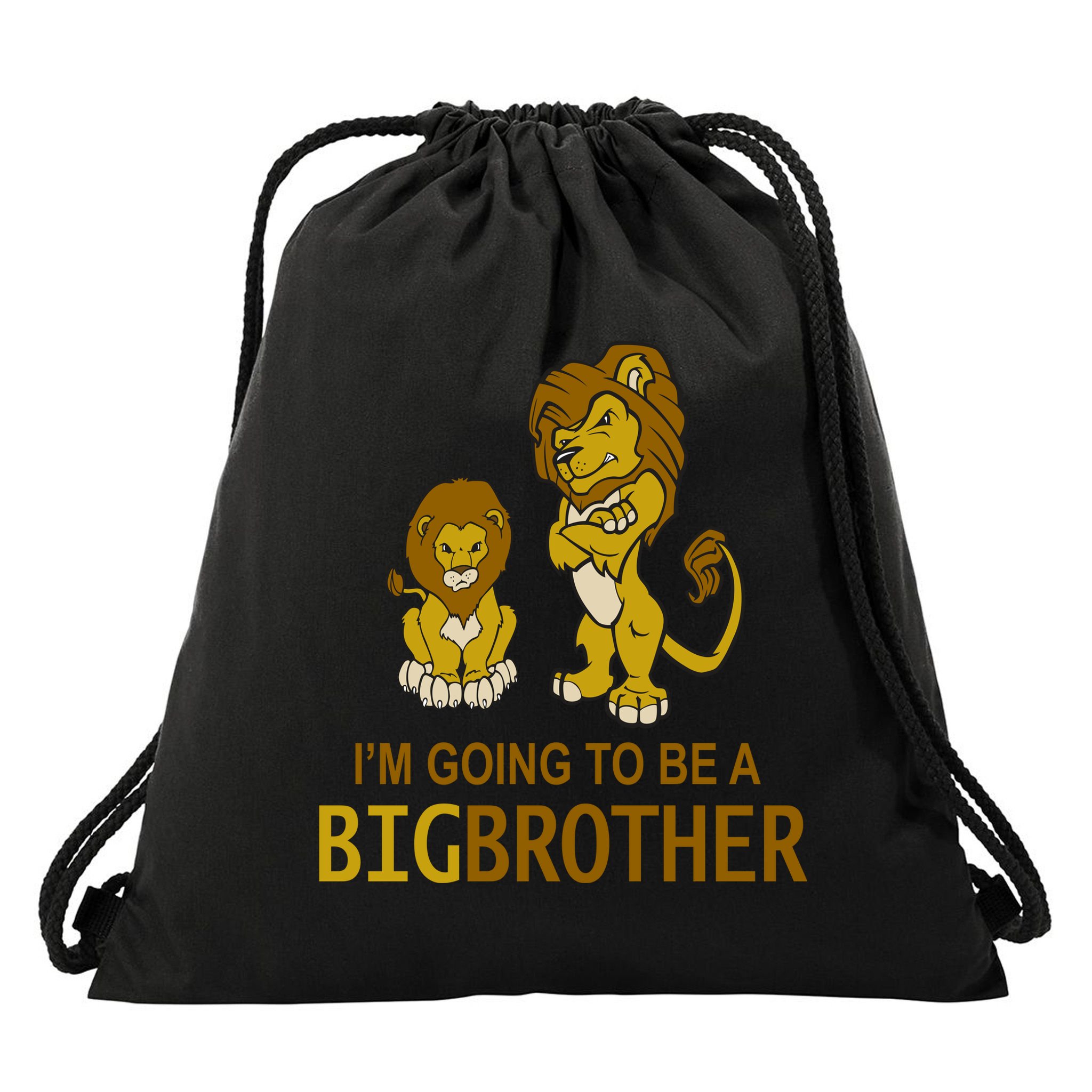 I'm Going To Be A Big Brother Drawstring Bag