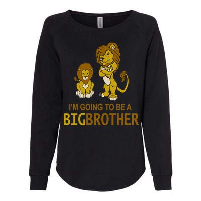 I'm Going To Be A Big Brother Womens California Wash Sweatshirt