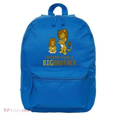 I'm Going To Be A Big Brother 16 in Basic Backpack