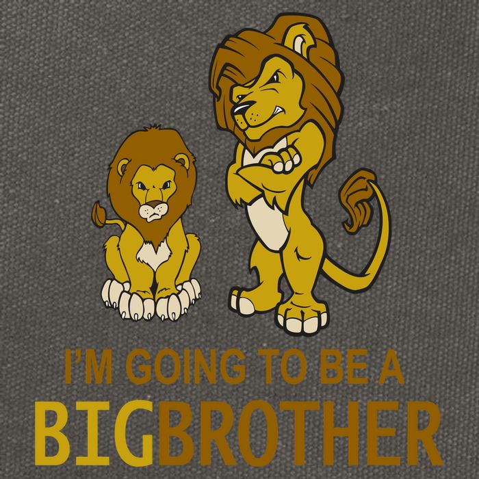 I'm Going To Be A Big Brother Cotton Canvas Backpack
