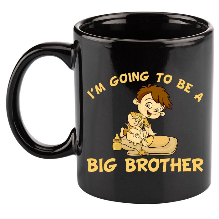 I'm Going to be a Big Brother Baby Bro 11oz C Handle Ceramic Mug