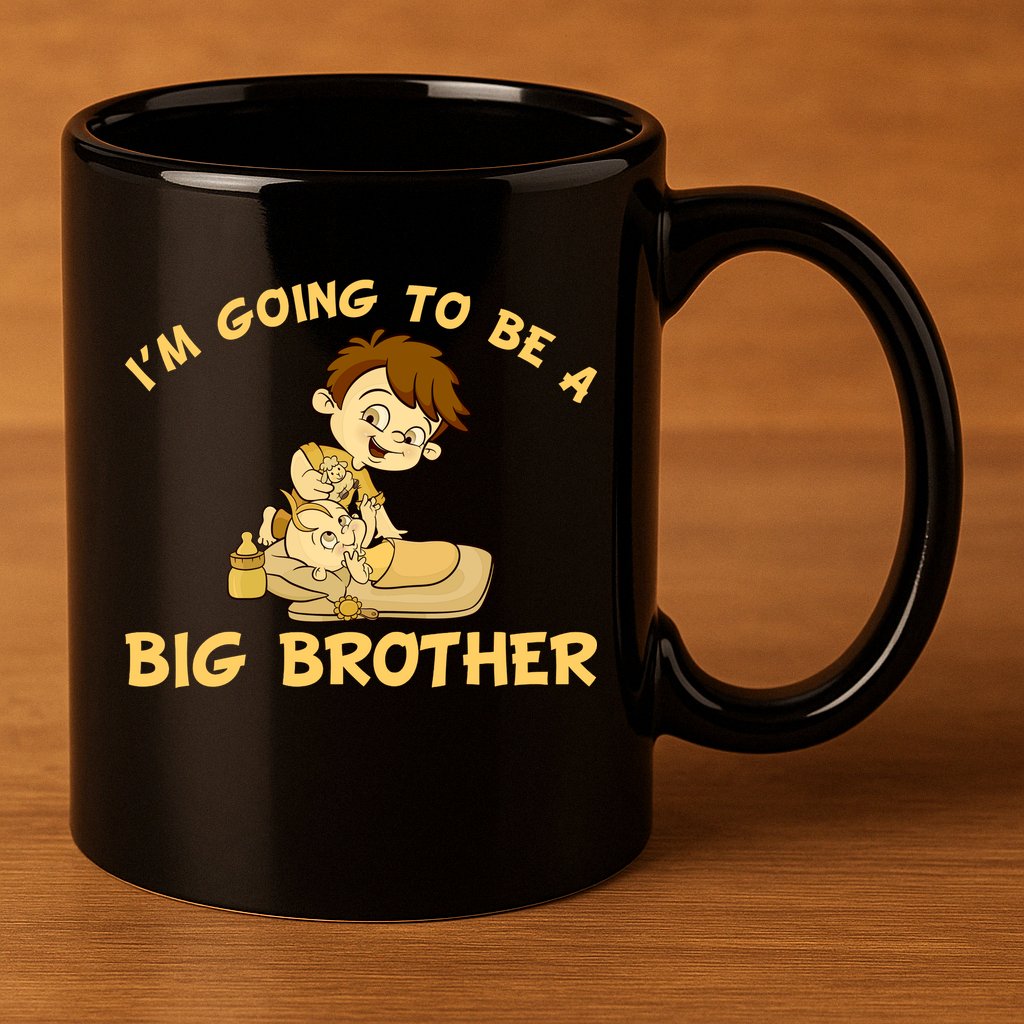 I'm Going to be a Big Brother Baby Bro 11oz C Handle Ceramic Mug