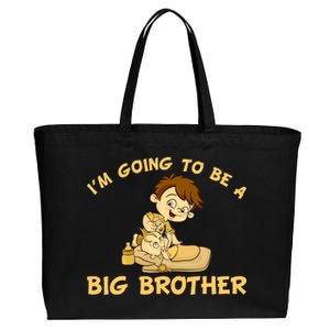 I'm Going to be a Big Brother Baby Bro Cotton Canvas Jumbo Tote