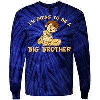 I'm Going to be a Big Brother Baby Bro Tie-Dye Long Sleeve Shirt