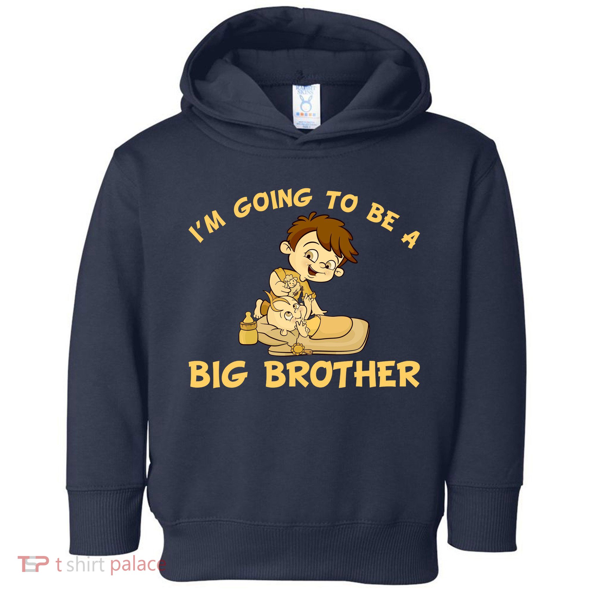 I'm Going to be a Big Brother Baby Bro Toddler Hoodie