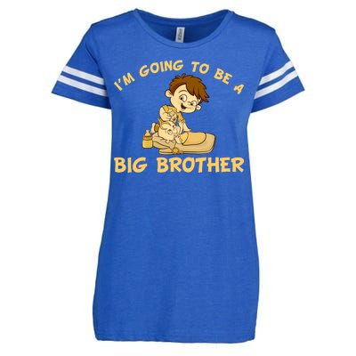 I'm Going to be a Big Brother Baby Bro Enza Ladies Jersey Football T-Shirt