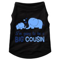 I'm Going To Be A Big Cousin Boy Elephant Doggie Tank