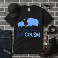 I'm Going To Be A Big Cousin Boy Elephant Tall T-Shirt