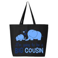 I'm Going To Be A Big Cousin Boy Elephant 25L Jumbo Tote