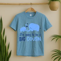 I'm Going To Be A Big Cousin Boy Elephant T-Shirt
