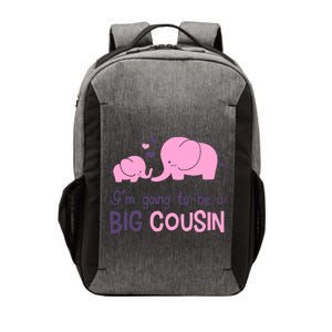 I'm Going To Be A Big Cousin Girl Elephant Vector Backpack