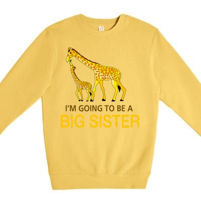 I'm Going To Be A Big Sister Premium Crewneck Sweatshirt