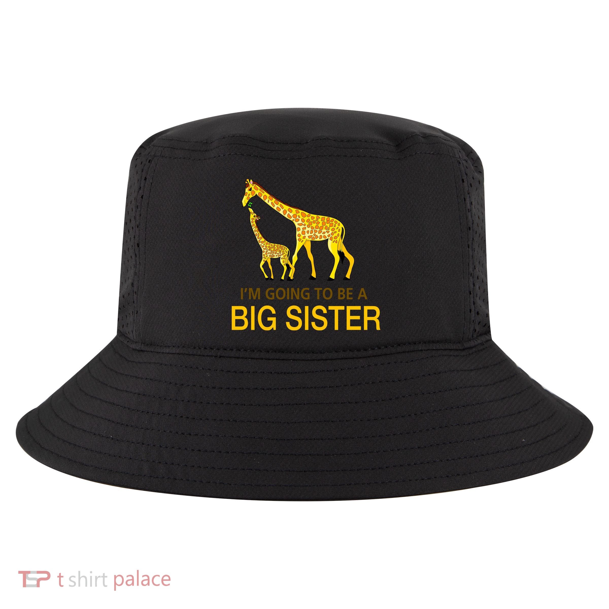 I'm Going To Be A Big Sister Cool Comfort Performance Bucket Hat