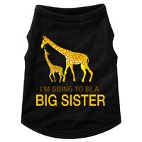 I'm Going To Be A Big Sister Doggie Tank