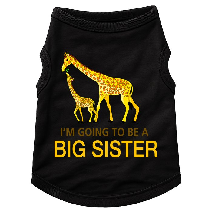 I'm Going To Be A Big Sister Doggie Tank