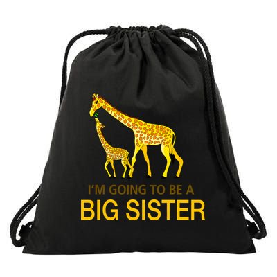 I'm Going To Be A Big Sister Drawstring Bag