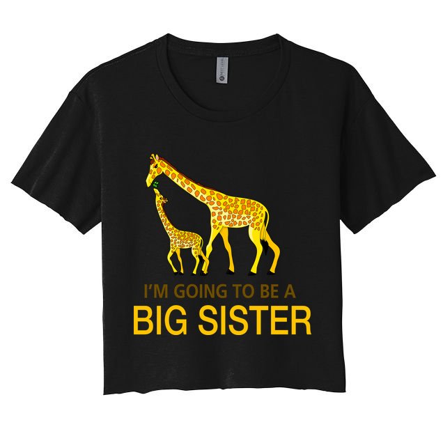 I'm Going To Be A Big Sister Crop Top