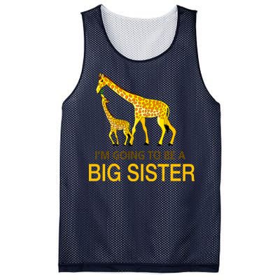 I'm Going To Be A Big Sister Mesh Reversible Basketball Jersey Tank