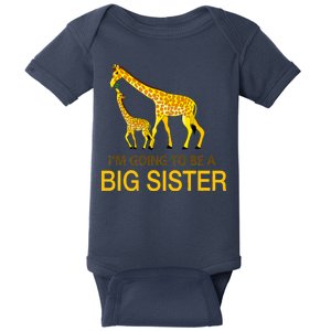 I'm Going To Be A Big Sister Baby Bodysuit