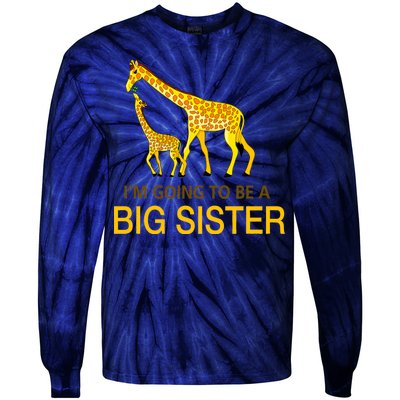 I'm Going To Be A Big Sister Tie-Dye Long Sleeve Shirt