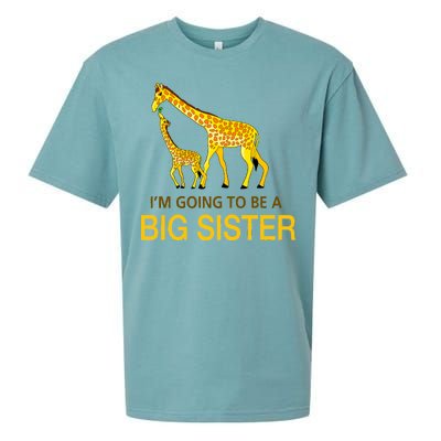 I'm Going To Be A Big Sister Sueded Cloud Jersey T-Shirt