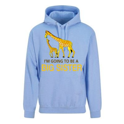 I'm Going To Be A Big Sister Unisex Surf Hoodie