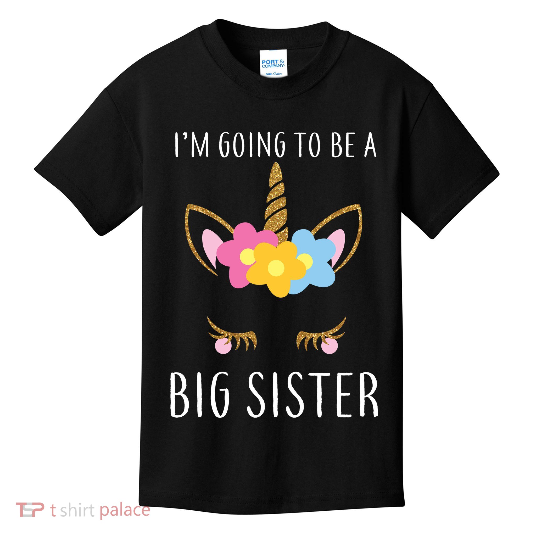 I'm Going To Be A Big Sister Cute Unicorn Kids T-Shirt