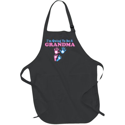 I'm Going To Be A Grandma Grandchild Baby Full-Length Apron With Pockets