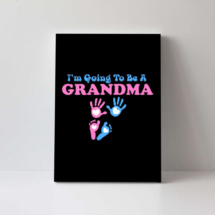 I'm Going To Be A Grandma Grandchild Baby Canvas