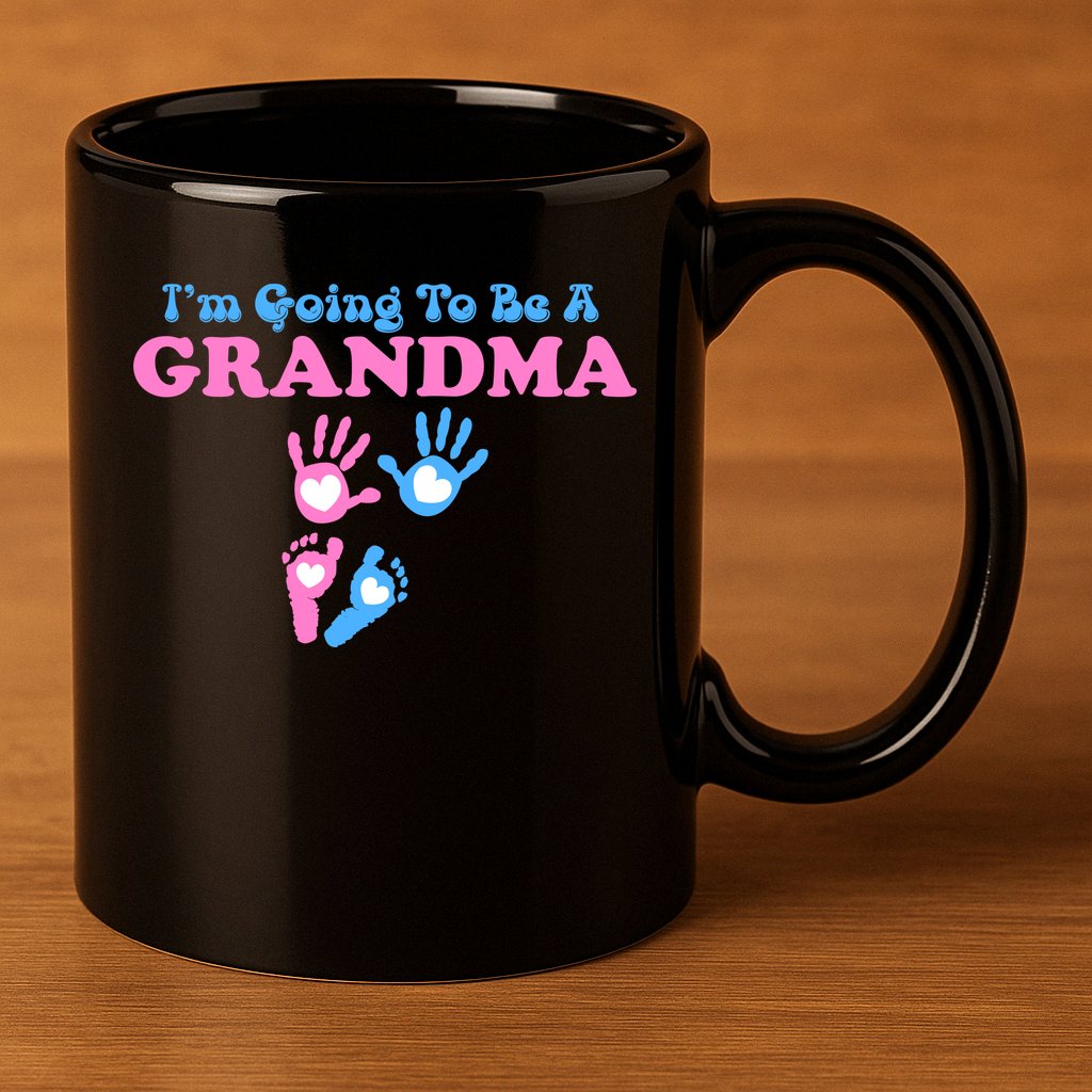 I'm Going To Be A Grandma Grandchild Baby 11oz C Handle Ceramic Mug