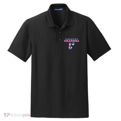 I'm Going To Be A Grandma Grandchild Baby Dry Zone Grid Polo