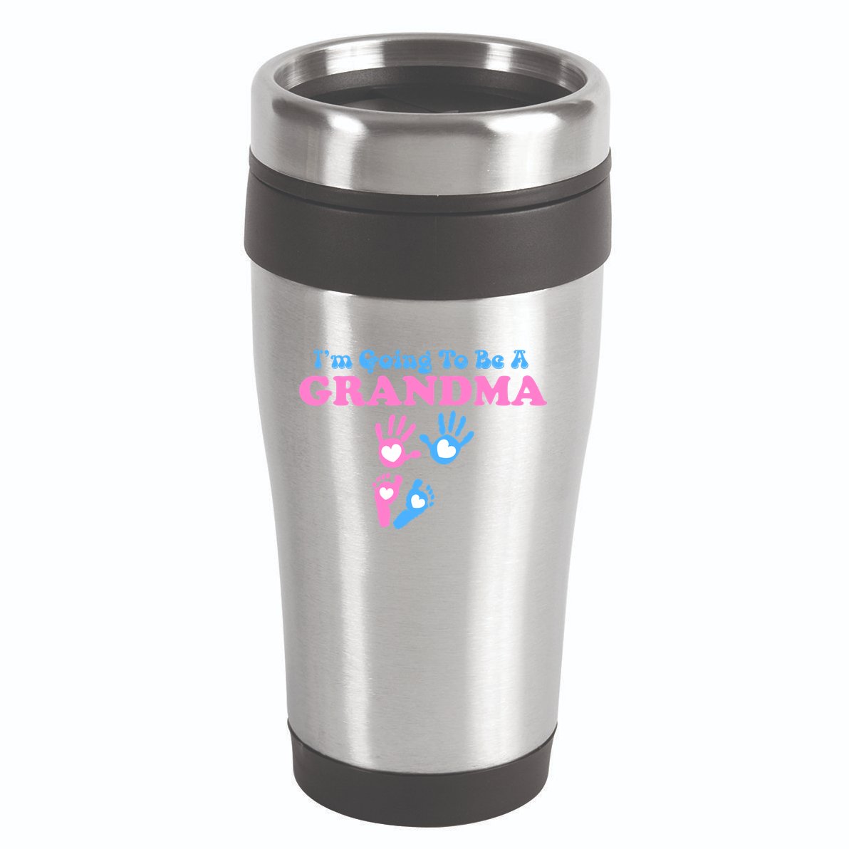 I'm Going To Be A Grandma Grandchild Baby 16oz Travel Tumbler
