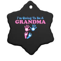 I'm Going To Be A Grandma Grandchild Baby Ceramic Star Ornament