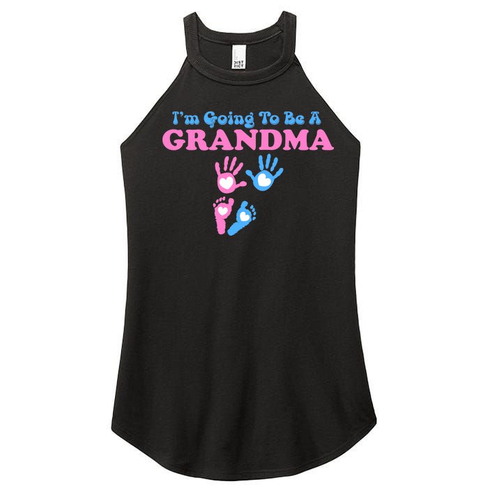 I'm Going To Be A Grandma Grandchild Baby Women’s Perfect Tri Rocker Tank