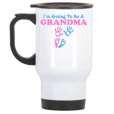 I'm Going To Be A Grandma Grandchild Baby Stainless Steel Travel Mug