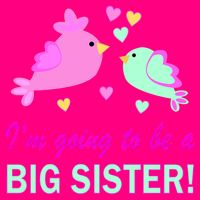 I'm Going to Be Big Sister Bird Kids T-Shirt