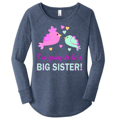 I'm Going to Be Big Sister Bird Women's Perfect Tri Tunic Long Sleeve Shirt