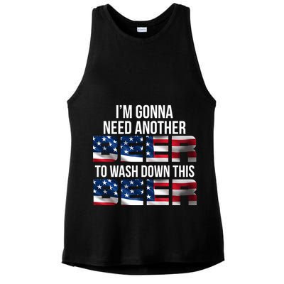 I'm Gonna Need Another Beer to Wash Down This Beer Ladies PosiCharge Tri-Blend Wicking Tank